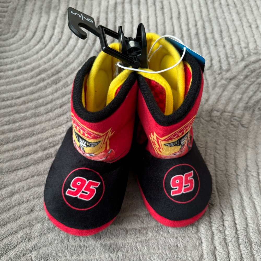NEW lightning mcqueen slipper boots